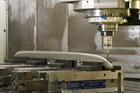 OMP400 checking machined blade