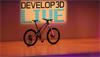 Renishaw Empire bike on stage at Develop 3D Live 2015