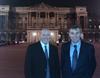 Andy Butter and Pete Hajdukiewicz outside Buckingham Palace