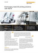 Case study:  Exchanging metal 3D printing solutions with HiETA