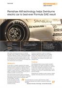 Case study:  Renishaw AM technology helps Swinburne electric car to best-ever Formula SAE result